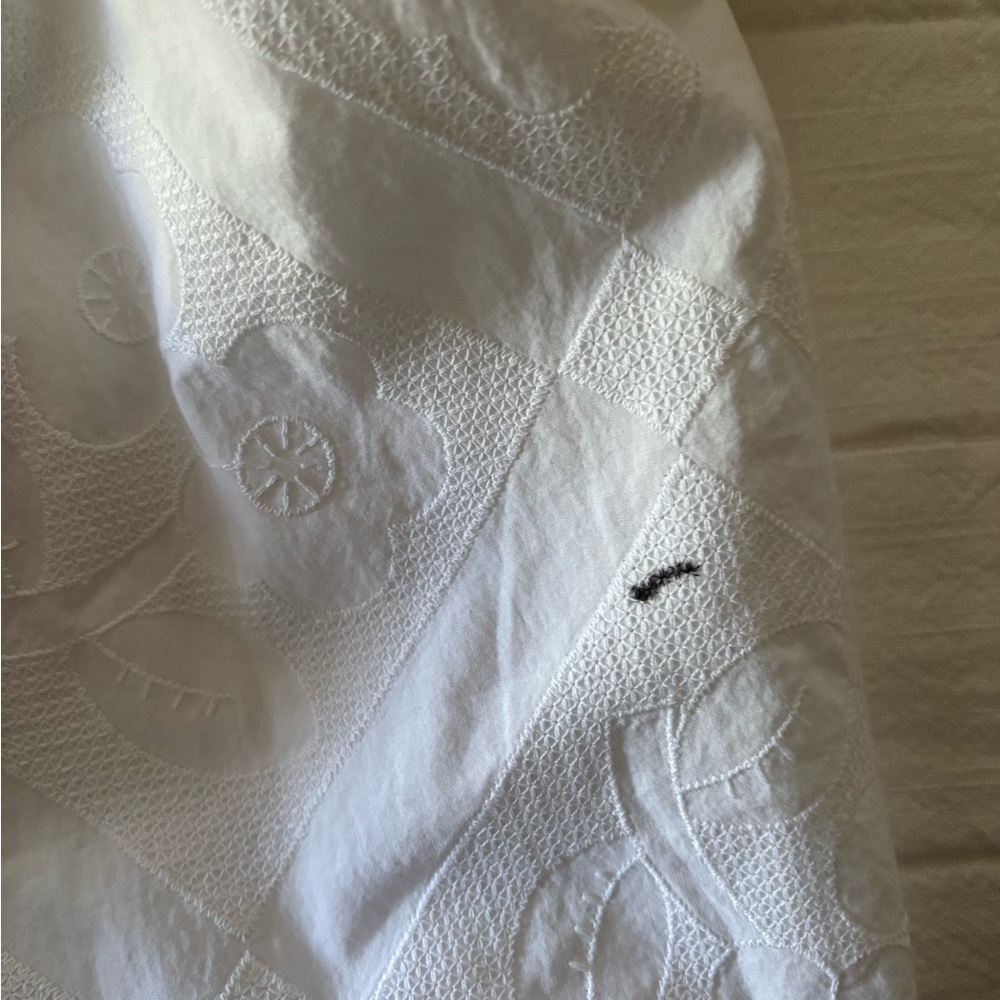 Madewell Cut Out Back Empire Midi Dress - Picture 3 of 5